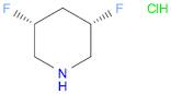 cis-3,5-difluoropiperidine;hydrochloride