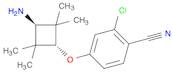 2-chloro-4-[trans-3-amino-2,2,4,4-tetramethylcyclobutoxy]benzonitrile