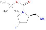 tert-butyl (2R,4S)-2-(aminomethyl)-4-fluoropyrrolidine-1-carboxylate