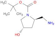 tert-butyl (2R,4S)-2-(aminomethyl)-4-hydroxypyrrolidine-1-carboxylate