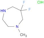 6,6-difluoro-1-methyl-1,4-diazepane dihydrochloride