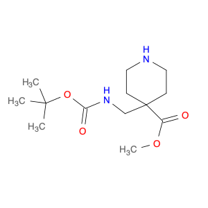 methyl 4-({[(tert-butoxy)carbonyl]amino}methyl)piperidine-4-carboxylate