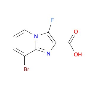 8-bromo-3-fluoro-imidazo[1,2-a]pyridine-2-carboxylic acid