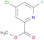 methyl 4-chloro-6-fluoropyridine-2-carboxylate