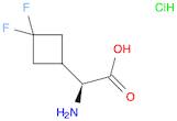 (2S)-2-amino-2-(3,3-difluorocyclobutyl)acetic acid hydrochloride