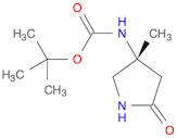 tert-butyl N-[(3R)-3-methyl-5-oxopyrrolidin-3-yl]carbamate