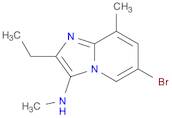 6-bromo-2-ethyl-N,8-dimethylimidazo[1,2-a]pyridin-3-amine