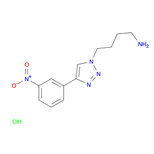 4-[4-(3-nitrophenyl)-1H-1,2,3-triazol-1-yl]butan-1-amine hydrochloride