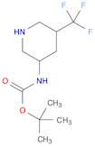 tert-butyl N-[5-(trifluoromethyl)piperidin-3-yl]carbamate