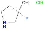 (3R)-3-fluoro-3-methylpyrrolidine hydrochloride