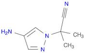 2-(4-aminopyrazol-1-yl)-2-methyl-propanenitrile