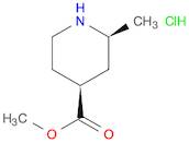 methyl (2S,4S)-2-methylpiperidine-4-carboxylate;hydrochloride