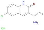 3-[(1S)-1-aminoethyl]-6-chloro-1H-quinolin-2-one;hydrochloride