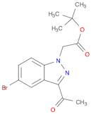 tert-butyl 2-(3-acetyl-5-bromo-indazol-1-yl)acetate