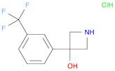 3-[3-(trifluoromethyl)phenyl]azetidin-3-ol;hydrochloride