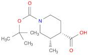 (3S,4S)-1-[(tert-butoxy)carbonyl]-3-methylpiperidine-4-carboxylic acid