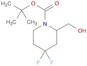 tert-butyl 4,4-difluoro-2-(hydroxymethyl)piperidine-1-carboxylate