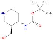 tert-butyl N-[(3S,4S)-rel-3-(hydroxymethyl)-4-piperidyl]carbamate