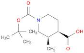 (3R,4R)-1-[(tert-butoxy)carbonyl]-3-methylpiperidine-4-carboxylic acid