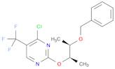 2-[(1R,2R)-2-benzyloxy-1-methyl-propoxy]-4-chloro-5-(trifluoromethyl)pyrimidine