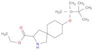 ethyl 8-[tert-butyl(dimethyl)silyl]oxy-2-azaspiro[4.5]decane-3-carboxylate