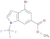 methyl 4-bromo-1-(trifluoromethyl)indole-6-carboxylate