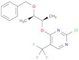 4-[(1R,2R)-2-benzyloxy-1-methyl-propoxy]-2-chloro-5-(trifluoromethyl)pyrimidine