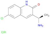 3-[(1R)-1-aminoethyl]-6-chloro-1H-quinolin-2-one;hydrochloride