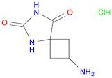 2-amino-5,7-diazaspiro[3.4]octane-6,8-dione;hydrochloride