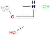 (3-methoxyazetidin-3-yl)methanol;hydrochloride