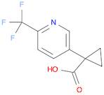 1-[6-(trifluoromethyl)-3-pyridyl]cyclopropanecarboxylic acid