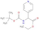 ethyl 2-[(2-methylpropan-2-yl)oxycarbonylamino]-2-pyridin-4-ylacetate