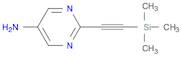 2-(2-trimethylsilylethynyl)pyrimidin-5-amine