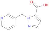 2-(pyridin-3-ylmethyl)pyrazole-3-carboxylic acid