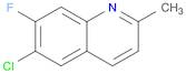 6-chloro-7-fluoro-2-methyl-quinoline