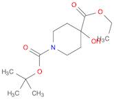 1-O-tert-butyl 4-O-ethyl 4-hydroxypiperidine-1,4-dicarboxylate