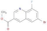 methyl 6-bromo-8-fluoro-quinoline-3-carboxylate