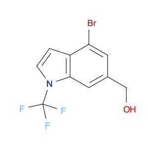 [4-bromo-1-(trifluoromethyl)indol-6-yl]methanol
