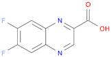 2-Quinoxalinecarboxylic acid, 6,7-difluoro-