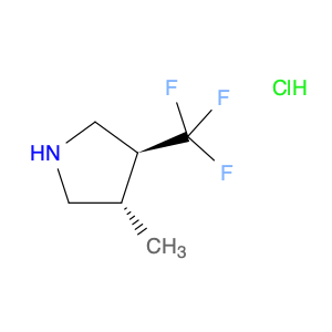 trans-3-methyl-4-(trifluoromethyl)pyrrolidine;hydrochloride