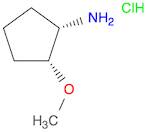 cis-2-methoxycyclopentanamine;hydrochloride