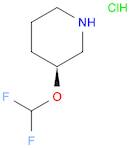 (3S)-3-(difluoromethoxy)piperidine hydrochloride