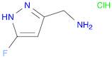 (5-fluoro-1H-pyrazol-3-yl)methanamine hydrochloride