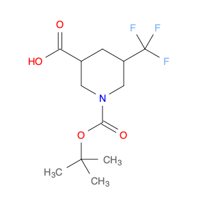 1-[(tert-butoxy)carbonyl]-5-(trifluoromethyl)piperidine-3-carboxylicacid