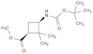 methyl (1S,3R)-3-(tert-butoxycarbonylamino)-2,2-dimethyl-cyclobutanecarboxylate