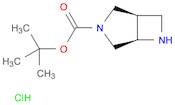 tert-butyl (1R,5R)-3,6-diazabicyclo[3.2.0]heptane-3-carboxylate hydrochloride