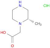 2-[(2S)-2-methylpiperazin-1-yl]acetic acid;hydrochloride