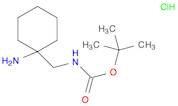 tert-butyl N-[(1-aminocyclohexyl)methyl]carbamate hydrochloride