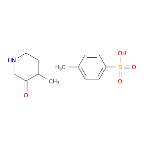 4-methylbenzene-1-sulfonic acid; 4-methylpiperidin-3-one