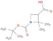 1-[(tert-butoxy)carbonyl]-2,2-dimethylazetidine-3-carboxylic acid